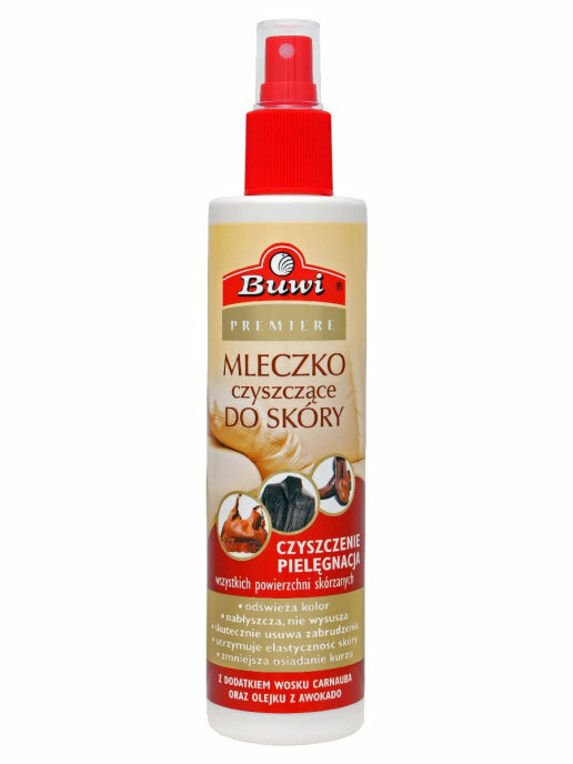 фото Буви Премьер / Buwi Premiere - Спрей для обуви чистящее молочко для кожи 250 мл