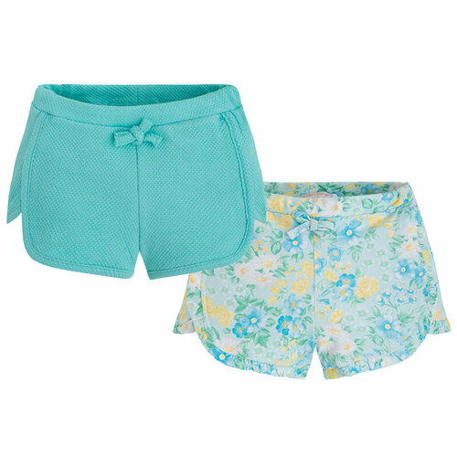 фото Шорты mayoral, размер 75, зеленый