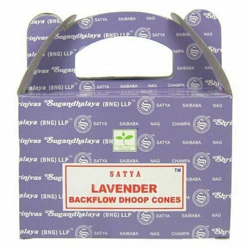 Благовония пуля стелющийся дым Satya Lavender Лаванда масала