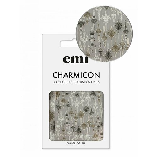 Charmicon 3D Silicone Stickers №223 Бохо