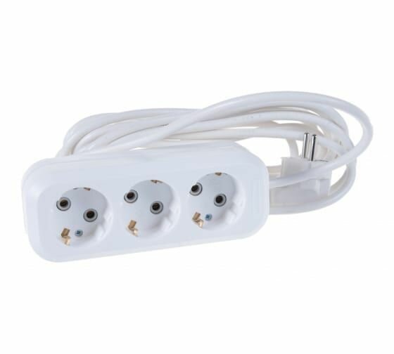 фото Удлинитель с многоместной розеткой Люкс У10-554, 5м