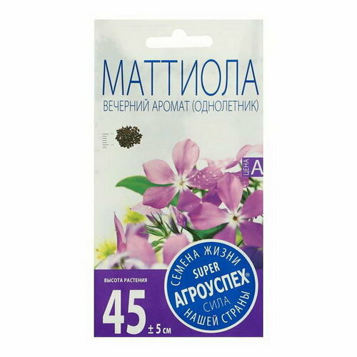 Семена цветов Маттиола Вечерний Аромат, О, 0.5г семена цветов маттиола вечерний аромат однолетник белый пакет 0 3гр