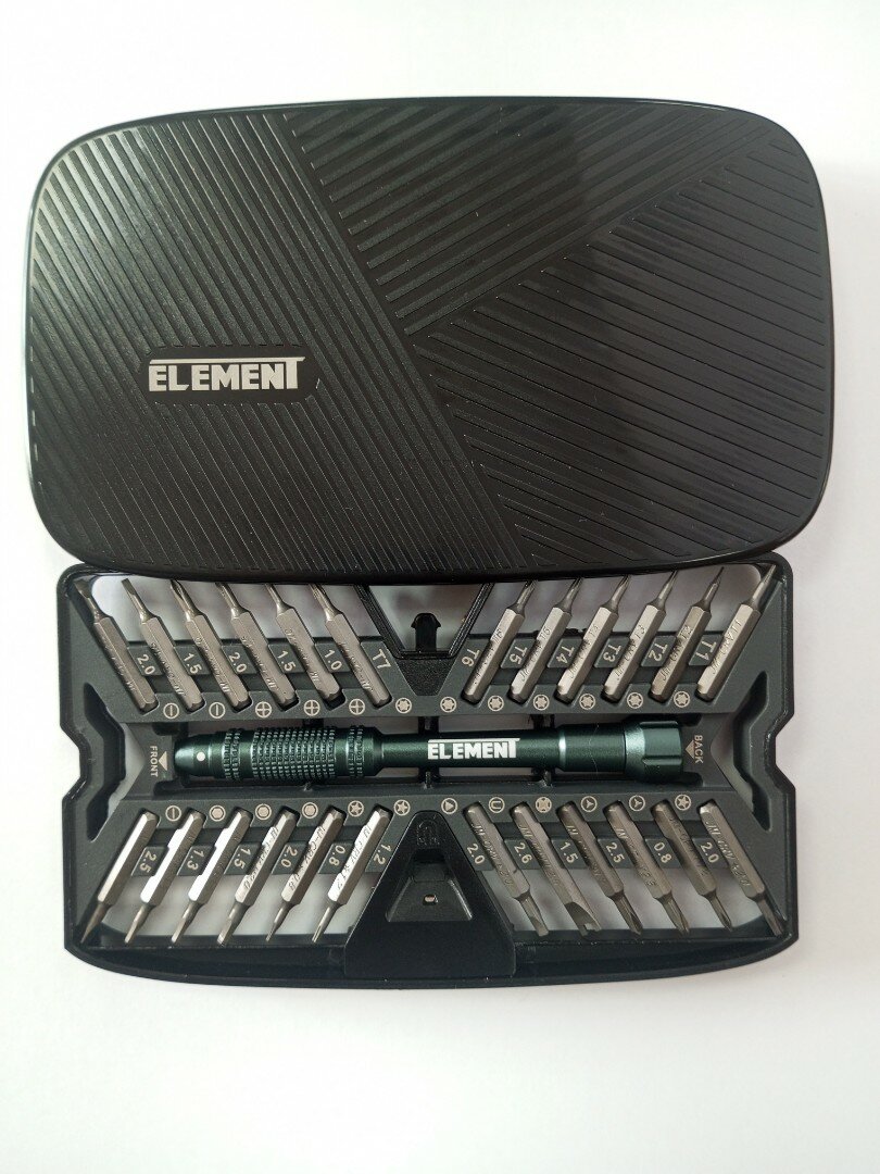 фото Отвертка с набором бит ELEMENT 8178 (25 предметов в наборе)