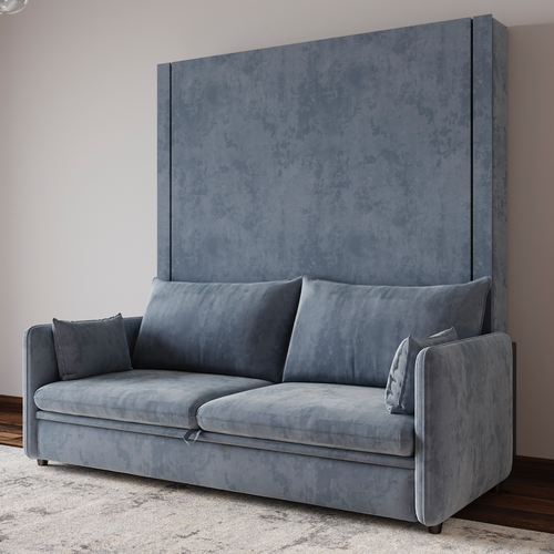 Двуспальная кровать-трансформер Olissys 20 c диваном и тканными фасадами 177280₽