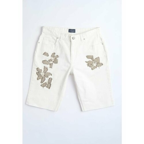 фото Шорты trussardi jeans, размер 28, белый