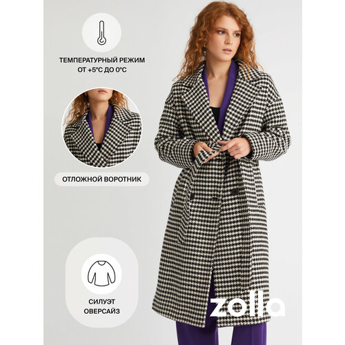 Пальто Zolla, размер M, черный
