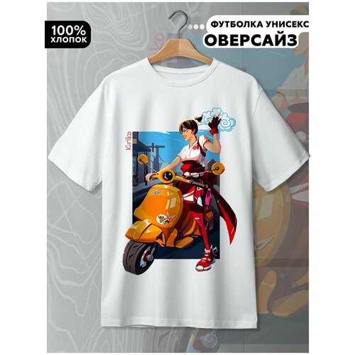 фото Футболка hypnotica, размер l, белый