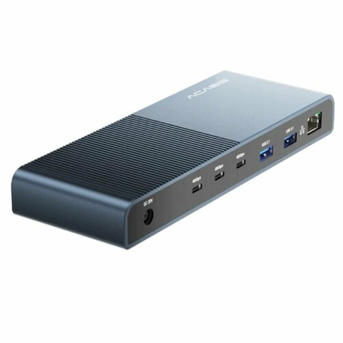 Док-станция 13-в-1 Acasis DS-9002 Thunderbolt 4 USB-C Pro с тремя портами 40 Гбит/с, 8K, PD 60 Вт