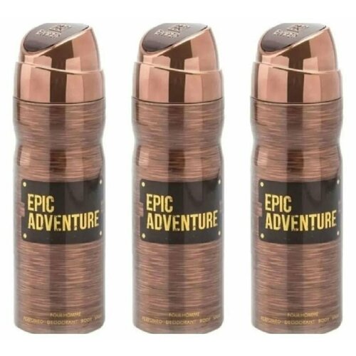 Emper Дезодорант для мужчин Epic Adventure, 200 мл, 3 шт