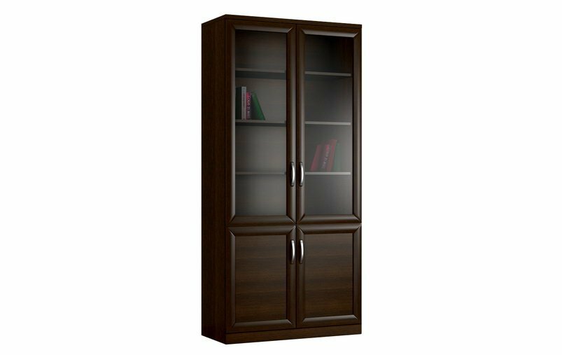Книжный шкаф Библиограф-2 №3 Венге 80x40x200