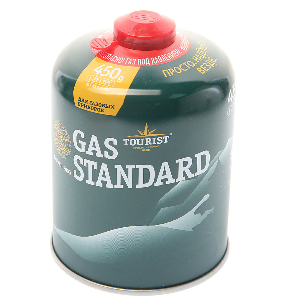 Газовый Баллон Gas Standard - 450 Г (резьбовой) Turis - фото №17