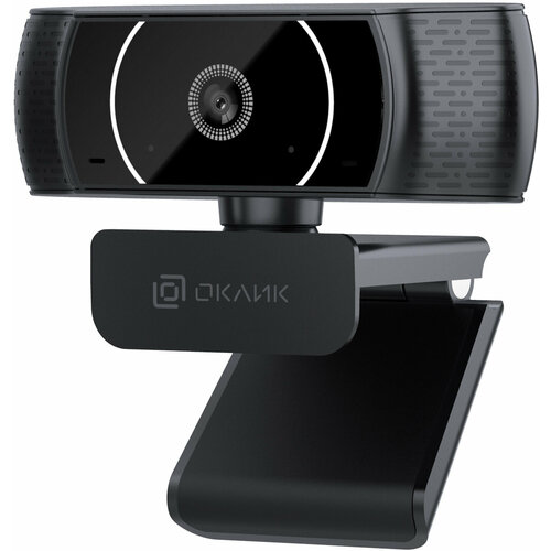 Камера Web Оклик OK-C016HD черный 1Mpix (1280x720) USB2.0 с микрофоном веб камера oklick оклик черный 1mpix 1280x720 usb2 0 с микрофоном