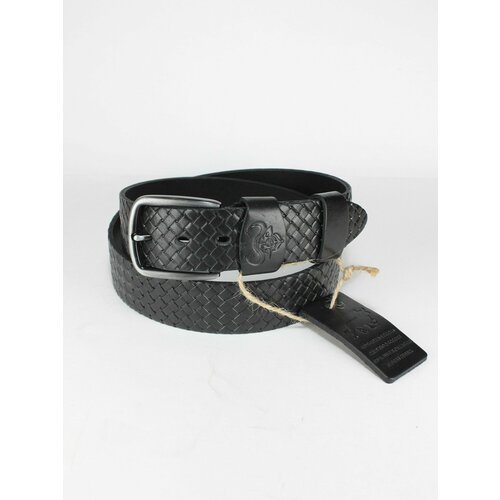 фото Ремень remart, размер 110, черный