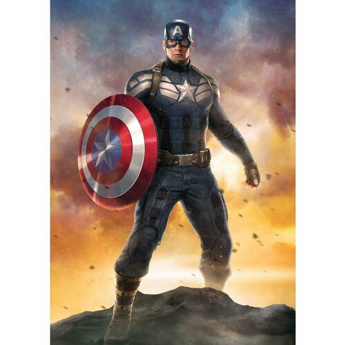 Плакат Капитан Америка, размер 32х45см