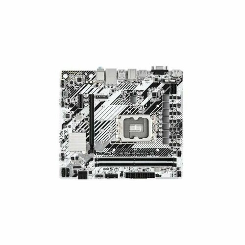 Материнская плата ASRock Soc-1700 Intel H610 2xDDR5 mATX AC97 8ch71 GbLANVGAHDMIDP 971200₽