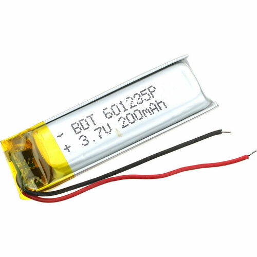 Аккумулятор 3.7V 0.2Ah Li-Po 601235