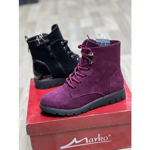 фото Ботинки , размер 40, бордовый китай