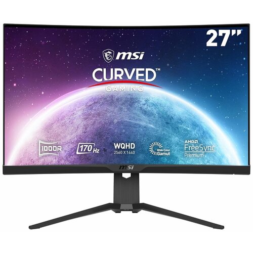 Монитор MSI 272560x1440 MSI G272CQP 9S6-3CC94T-021матрица VA Матовая Регулировка высоты 3975500₽