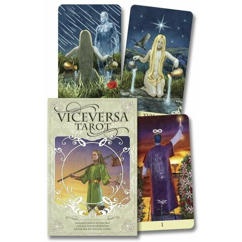 Карты Таро Filadoro/Corsi/Wheaterstone Vice Versa Tarot Kit Lo Scarabeo / Двусторонняя Колода + Книга мини карты таро универсальное universal tarot mini lo scarabeo