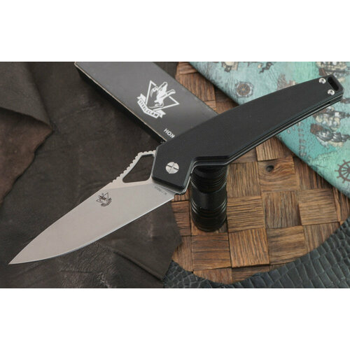 фото Складной нож steelclaw варлок, сталь 9cr18mov, рукоять черная g-10