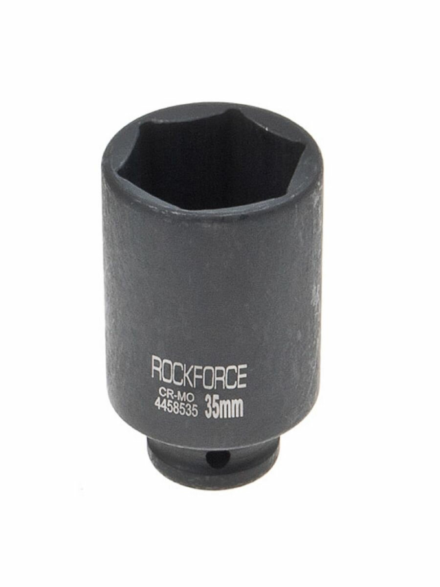 Головка торцевая ударная 6гранная удлиненная 35х80 мм 12DR ROCKFORCE