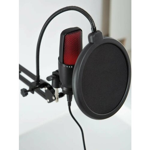 Конденсаторный студийный USB-микрофон ME3 с кронштейном треногой и поп-фильтром компьютерный игровой микрофон для стримов и конференций 579000₽