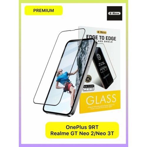 Защитное стекло для OnePlus 9RT Realme GT Neo 2 Neo 3T Премиум 6D c олеофобным покрытием на весь дисплей черная рамка стекло для realme gt neo2 oneplus 9rt