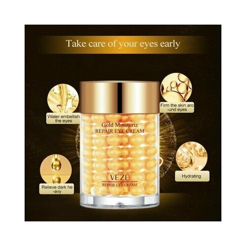 Омолаживающий крем для кожи вокруг глаз с Золотом 24k Pure Gold Eye, 30 грамм