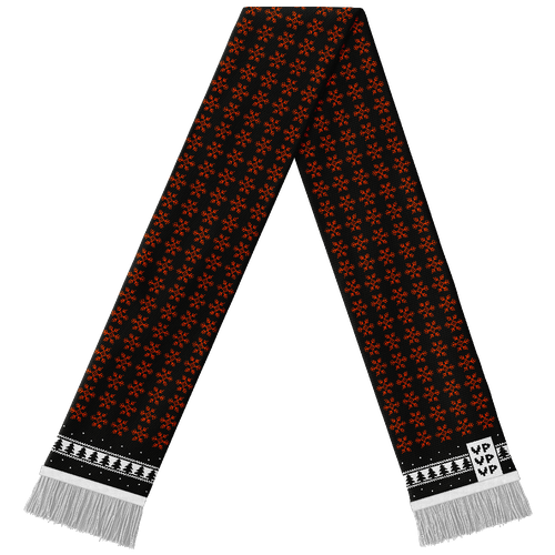 Шарф Virtus.pro,20х15 см, черный, оранжевый шарф 65 см оранжевый черный