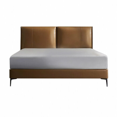 Двуспальная кровать Xiaomi 8H Jun Italian Light Luxury Leather Soft Bed 1.5m Orange (JMP2)