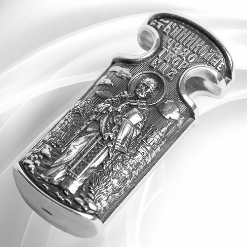 фото Подвеска vitacredo, серебро, 925 проба, оксидирование