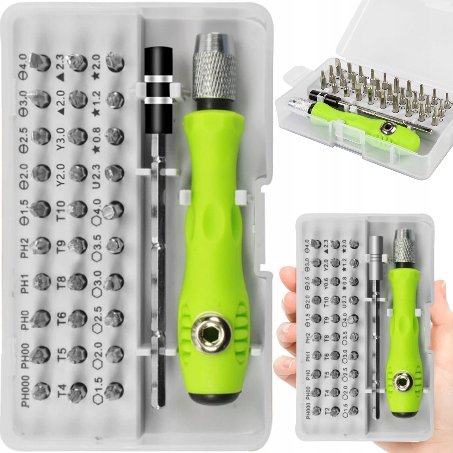 фото Набор отверток 32 в 1 для точных работ со сменными битами.