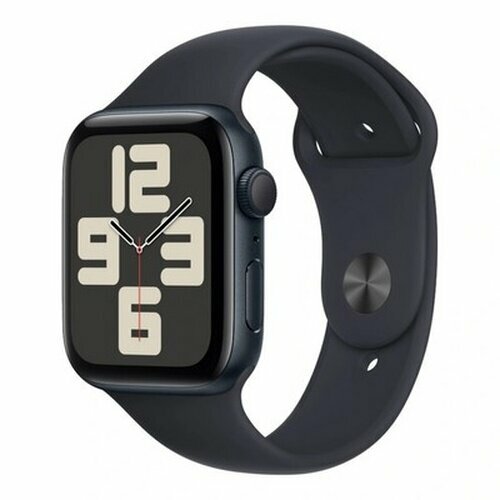 Apple Watch SE 2 (2023) GPS 44mm Midnight Aluminum Case with Midnight Sport Band - M/L (MRE93)