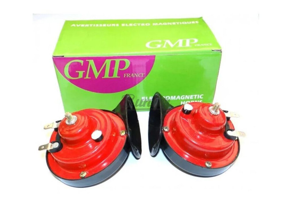Автомобильный звуковой Сигнал CMP 99-CTR электрический двух рожковый тип улитка - GMP арт. 99-CTR