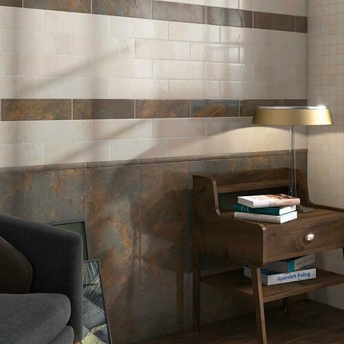 Плитка базовая KERAMA MARAZZI Рамбла Коричневый 8,5*28,5 см