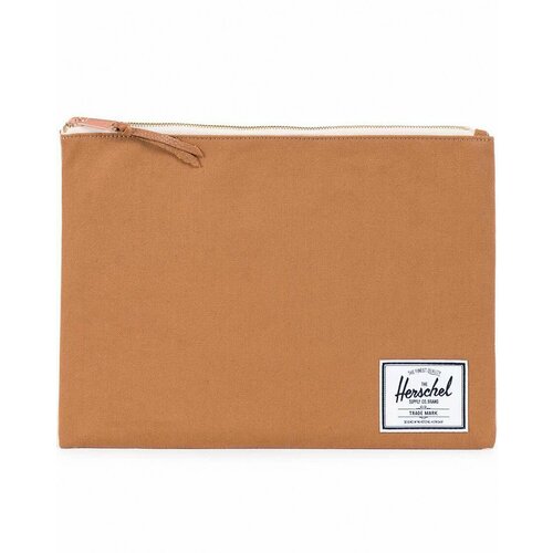 фото Сумка клатч herschel, фактура тиснение, коричневый