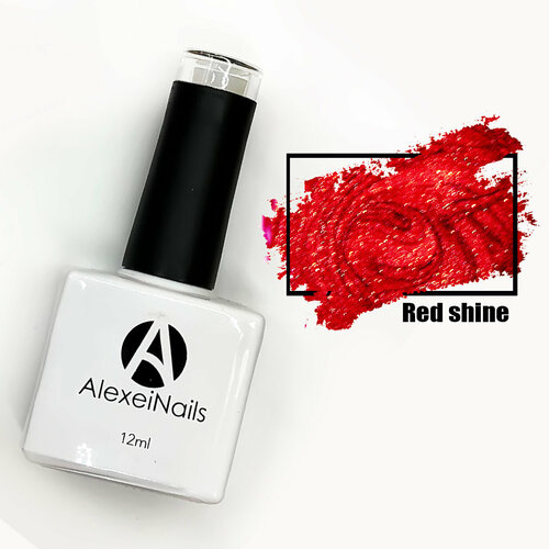 Гель-лаки Gel Polish Professional Red Shine AlexeiNails ,12мл.