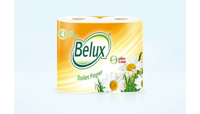 Туалетная бумага Belux 2 слоя 4 рулона по 19.5м Семья и Комфорт - фото №5