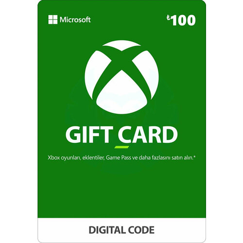 Цифровая подарочная карта Xbox Store (100 TL, Турция) / Пополнение кошелька / Xbox Gift Card