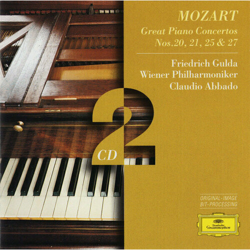 AUDIO CD MOZART: Klavierkonzerte. Gulda / Abbado. WPO. 2 CD