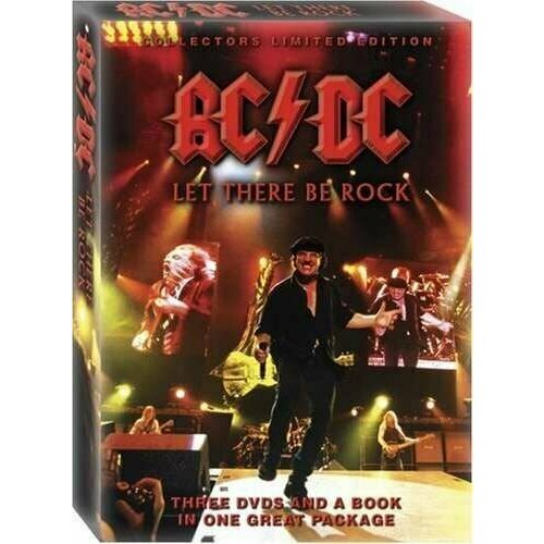 DVD AC/DC - Let There Be Rock (3DVD + Buch) (3 DVD) фигурка funko pop albums ac dc back in black 03 53785