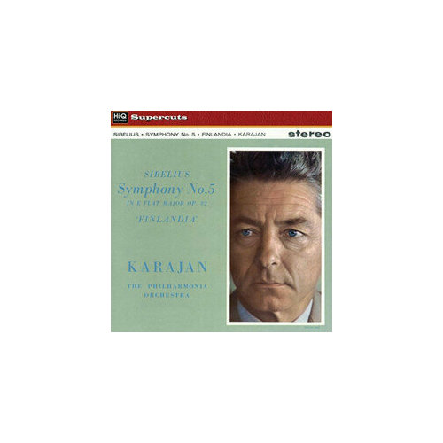 Виниловая пластинка Sibelius: Symphony No.5 (VINYL) - Finlandia Philharmonic Orchestra - Herbert Von Karajan. 1 LP