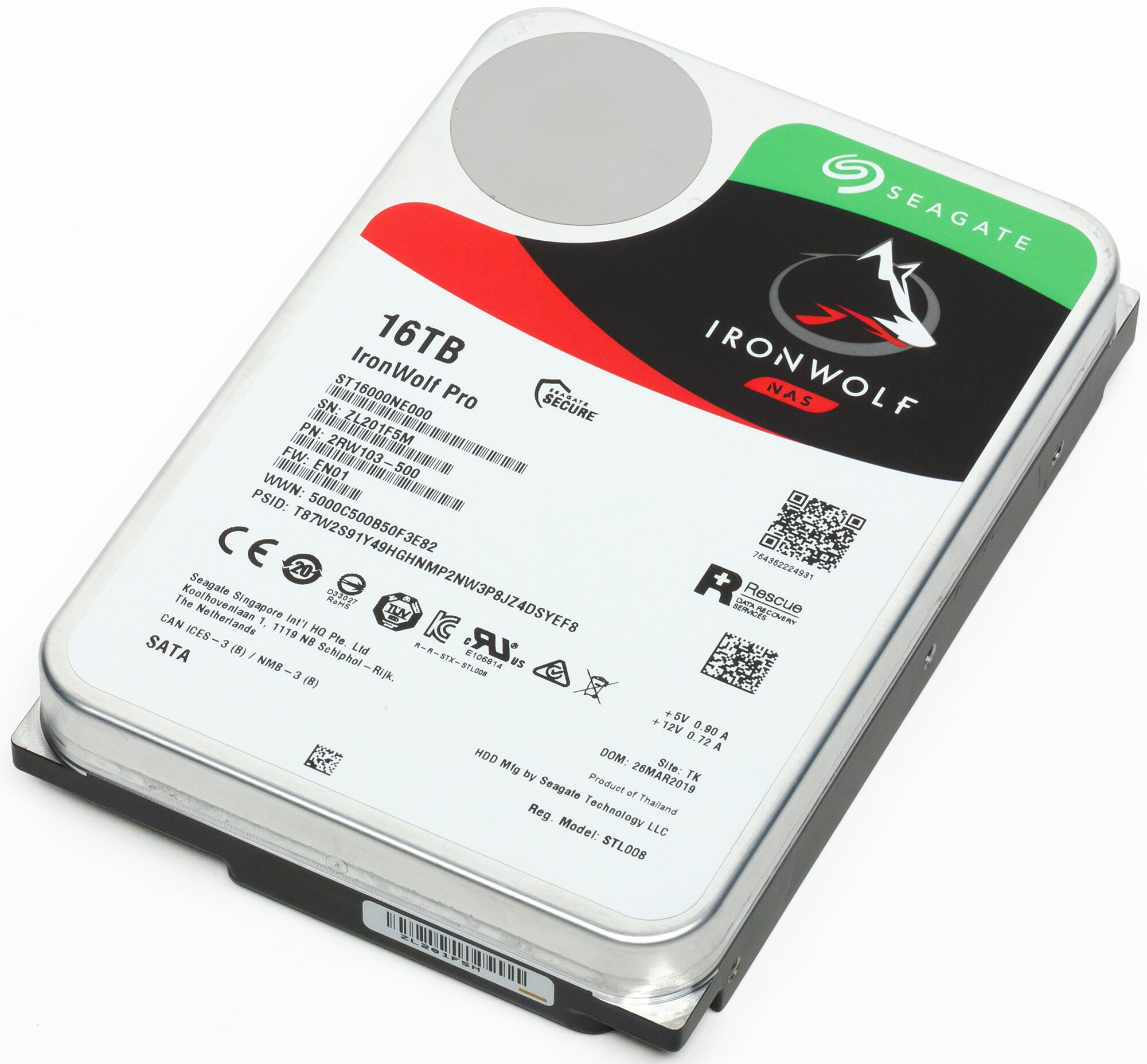 Жесткий диск SEAGATE Ironwolf Pro , 16ТБ, HDD, SATA III, 3.5" - фото №13