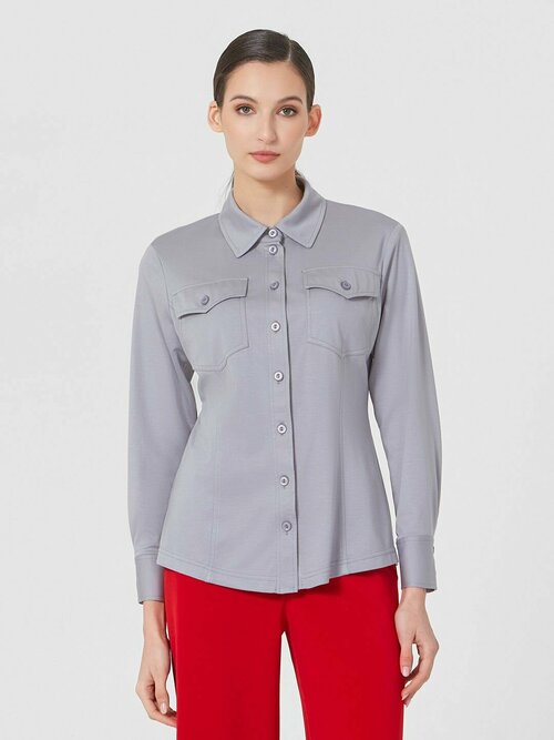Блуза  Lo, размер 52, серый