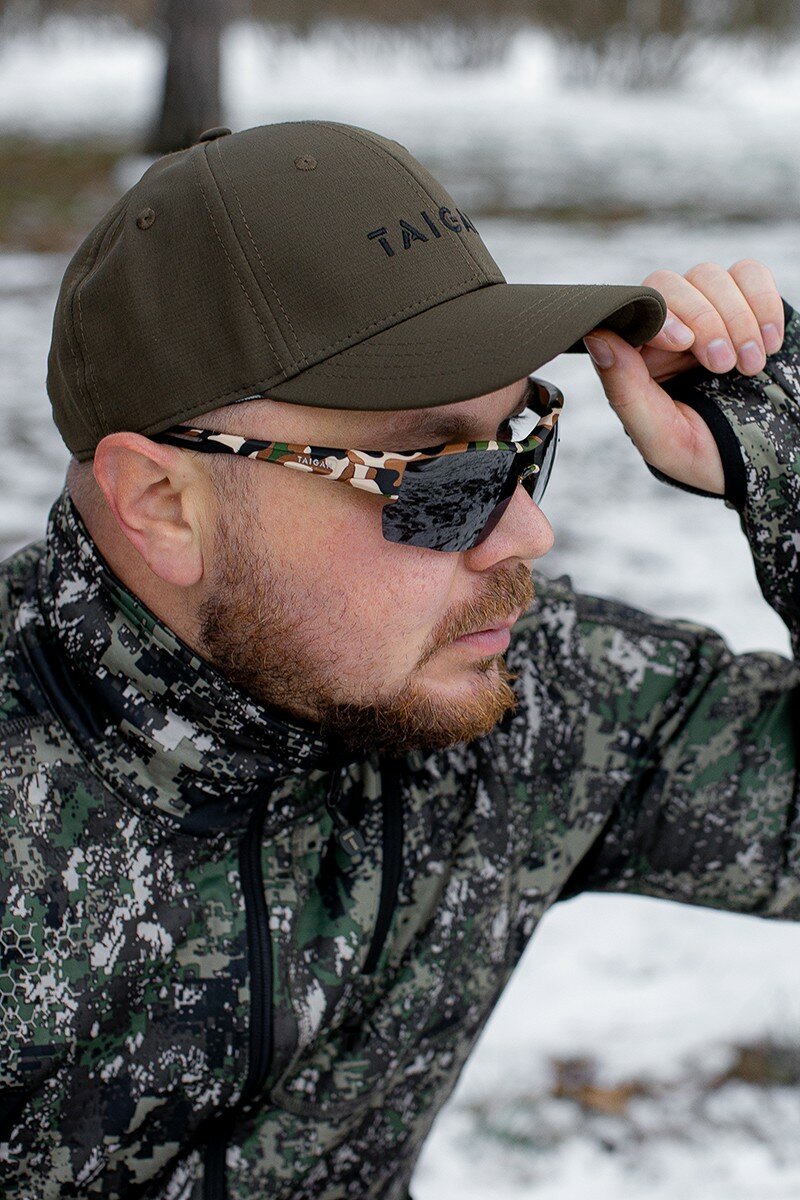 Бейсболка Taigan Осень-зима 2023 для мужчин и женщин, размер OneSize, оливковый — фото 1