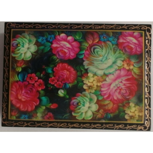 Шкатулка для украшений, лакированная. 10х14 см. Дерево. 