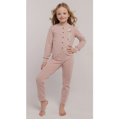 фото Комбинезон , размер 122, пыльная роза olivi classic
