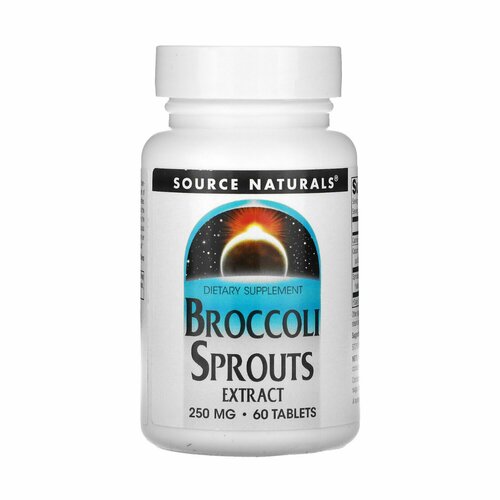 Source Naturals Broccoli Sprouts 250 мг, 60 таблеток
