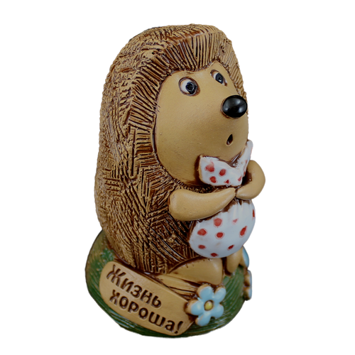 Керамический колокольчик ручной работы Ёжик 1036₽