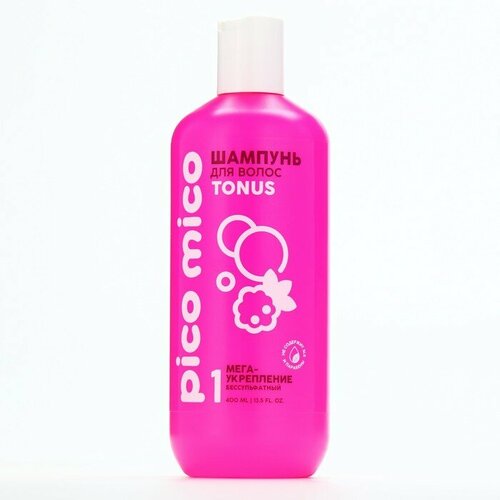 Шампунь, мегаукрепление, 400 мл, PICO MICO